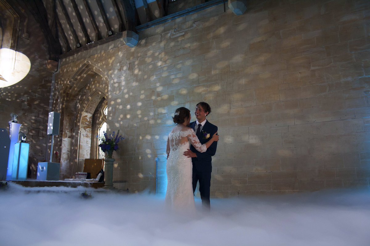 djsoundandlight's tweet photo. #weddingfun #dancingonclouds @StDonats with @tandc_catering creating special memories for special couples :-) https://t.co/cmZ1zkOpCV