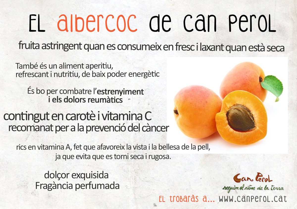 CanPerol01's tweet photo. Coneixes el millor albercoc eco de l'Anoia?
https://t.co/WnQHQznBON https://t.co/kZ6OLHv4Pd