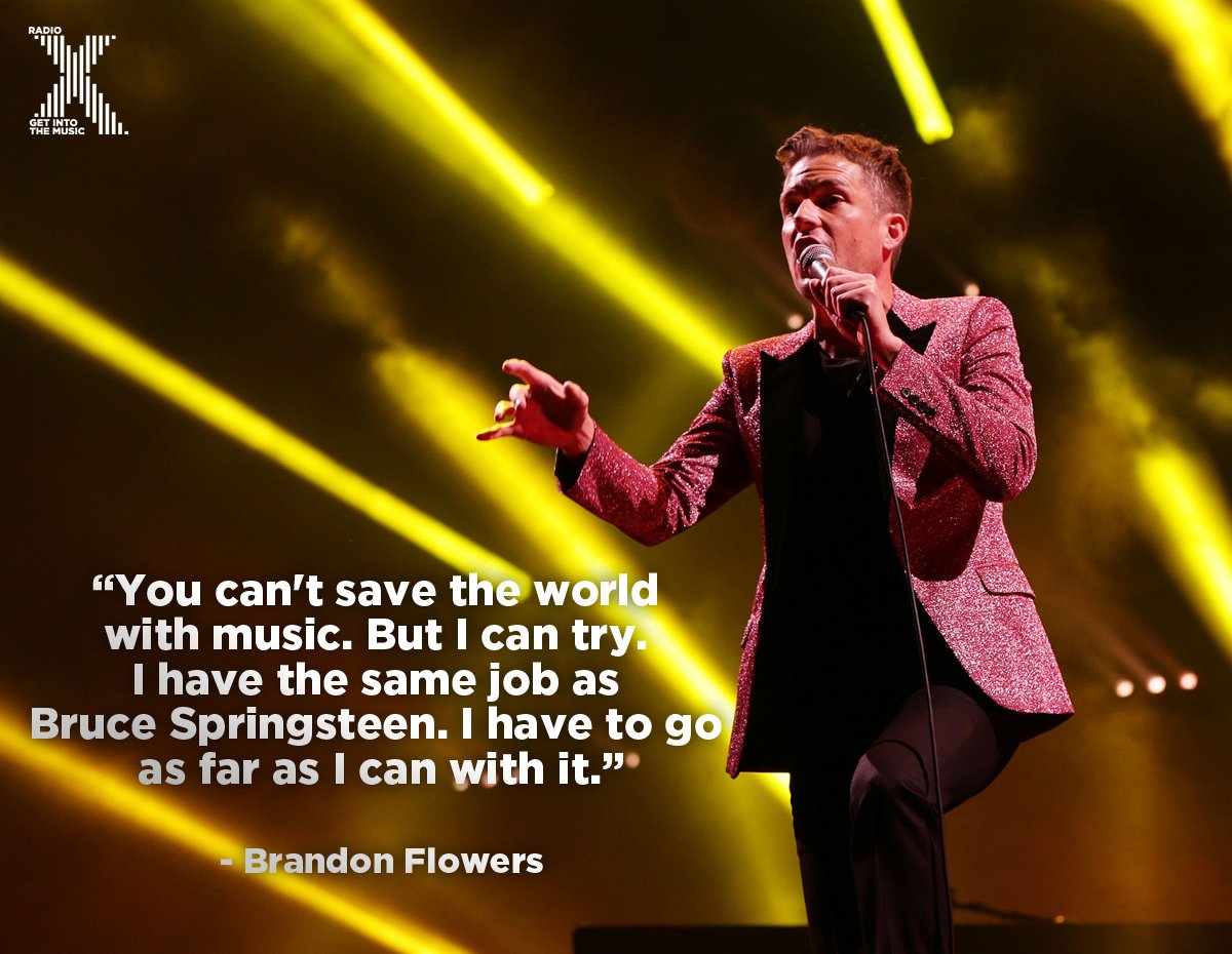 Happy birthday to the wonderful Brandon Flowers! 