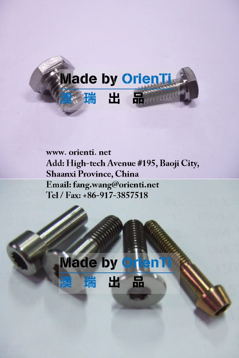 ORT_Virginia's tweet photo. customized #titanium screws #Bolts https://t.co/VNAEr7Wjsb