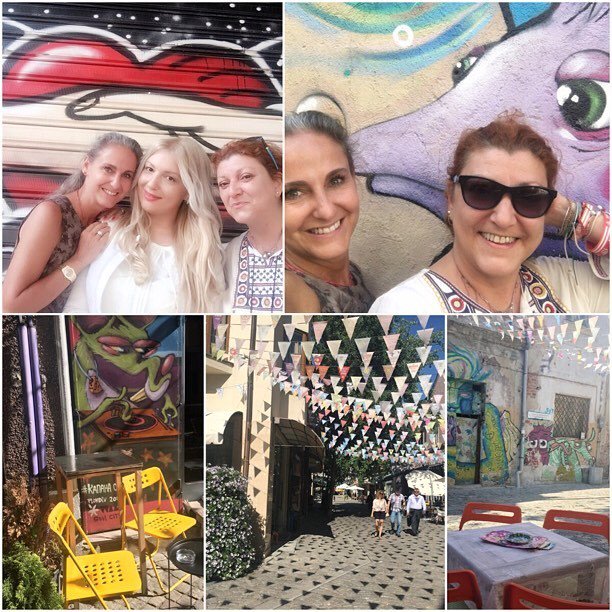 ViajaconCarla's tweet photo. Gran descubrimiento. El Barrio Boho Chic de Plovdiv. Gracias Velina. #carlaenbulgaria #plovdiv #bulgaria #viajacon… https://t.co/lQKzJmT6nT https://t.co/oswe99LnPL