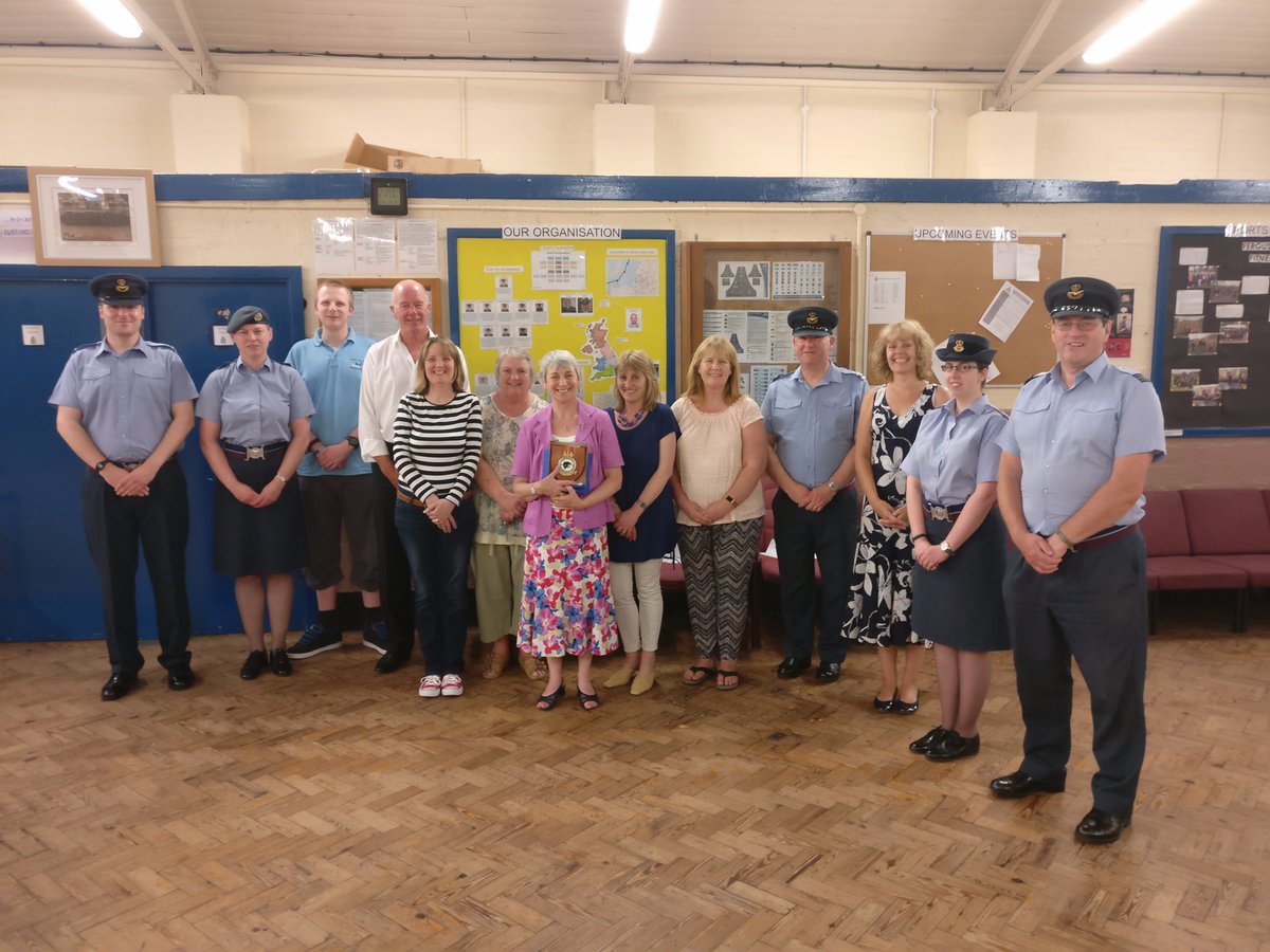 Last night we said goodbye to Mrs Alford after 35 years of service to the Sqn, as an Officer, CI and CivCom member. Thanks for everything!