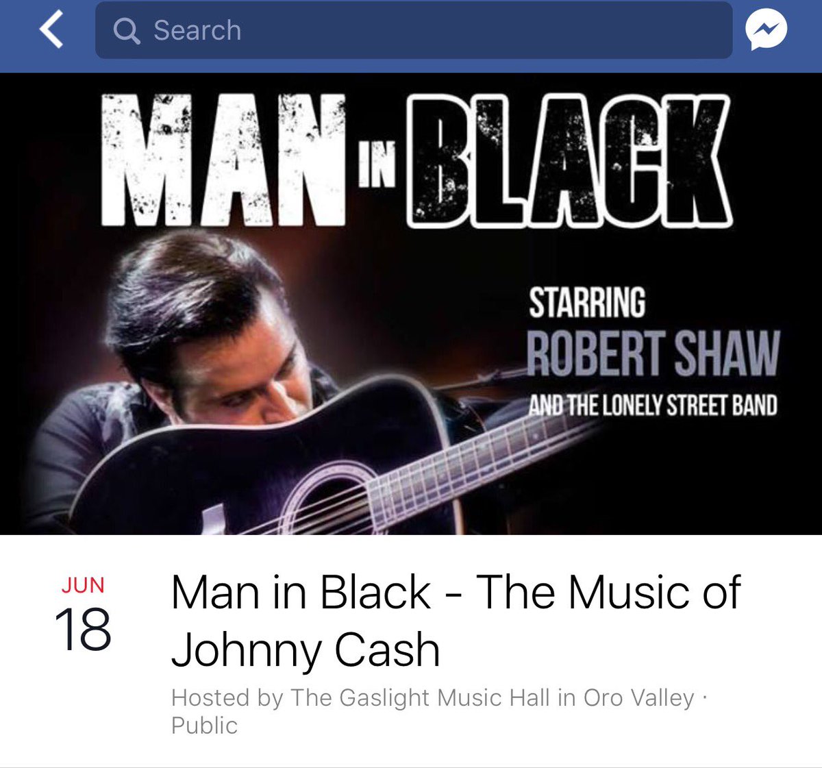 Ladybug031590's tweet photo. First two shows went off without a hitch! One more show in Goodyear on June 30th, don't miss it!#gaslightmusichall #maninblack #johnnycash https://t.co/SMRwOisCqG