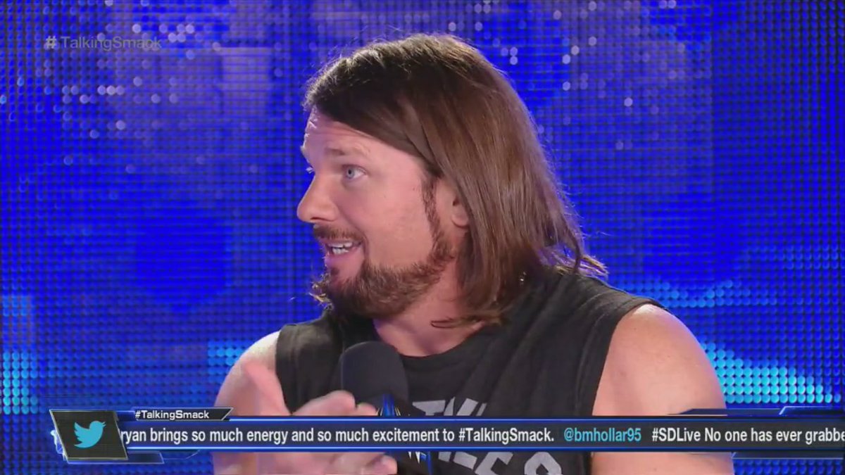AJStylesCom_'s tweet photo. #AJStyles #PhenomenalOne #TalkingSmack https://t.co/gzFrlRahKb