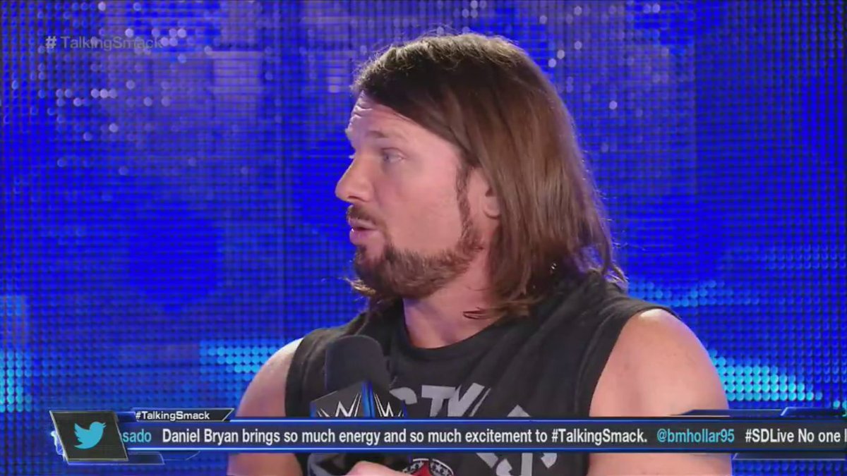 AJStylesCom_'s tweet photo. #AJStyles #PhenomenalOne #TalkingSmack https://t.co/gzFrlRahKb