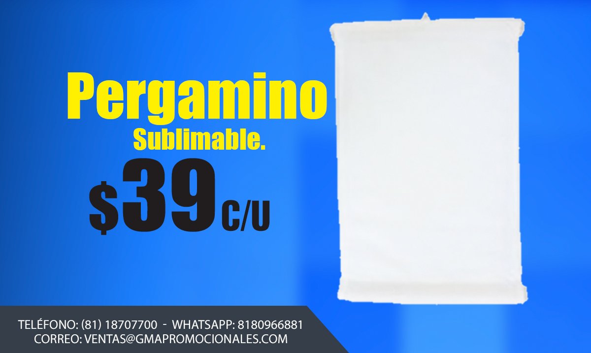GMAPromo's tweet photo. #Pergamino #Sublimable
#correo: ventas@gmapromocionales.com Telf: (81) 18 70 77 00 WhatsApp: 8180966881 https://t.co/0qyiy6e83B