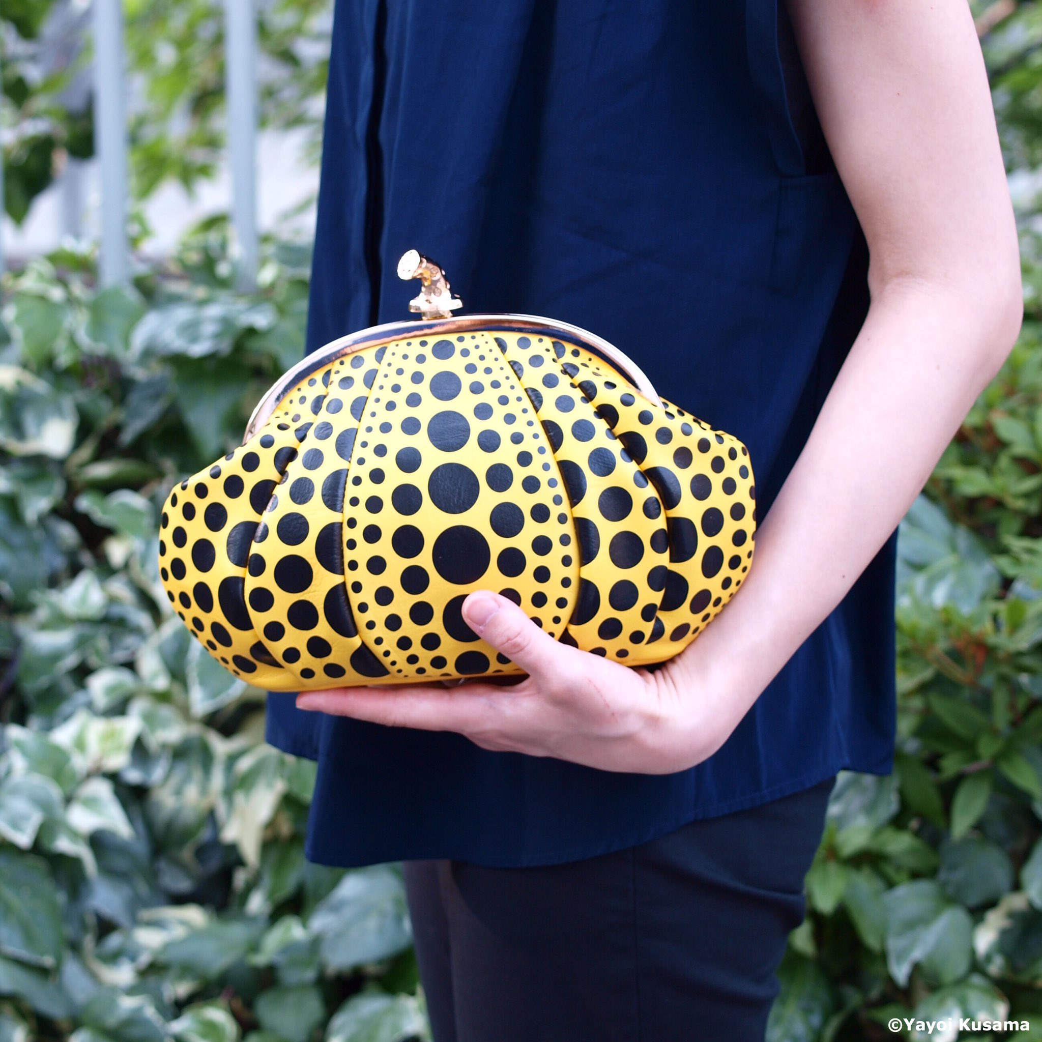 草間彌生グッズ　「かぼちゃ クラッチバッグ」　YAYOI KUSAMA 南瓜 新商品】草間彌生グッズ「かぼちゃ クラッチバッグ」のご紹介