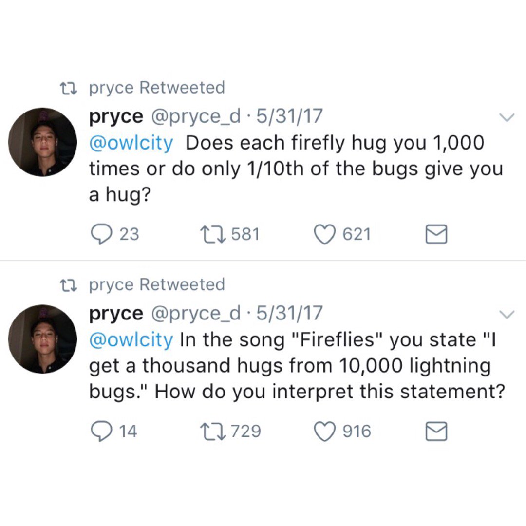 Owl City On Twitter Pryce D Since You Asked