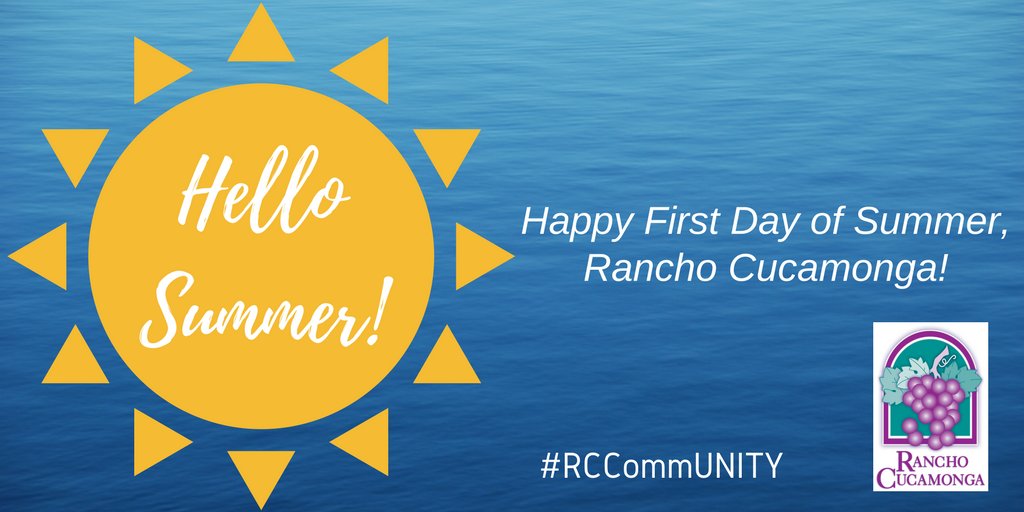 CityOfRC's tweet photo. It's 9:24 p.m. and officially the First Day of #Summer! ☀ Share to spread the sunshine! #RCCommUNITY https://t.co/yncOL1QyfM