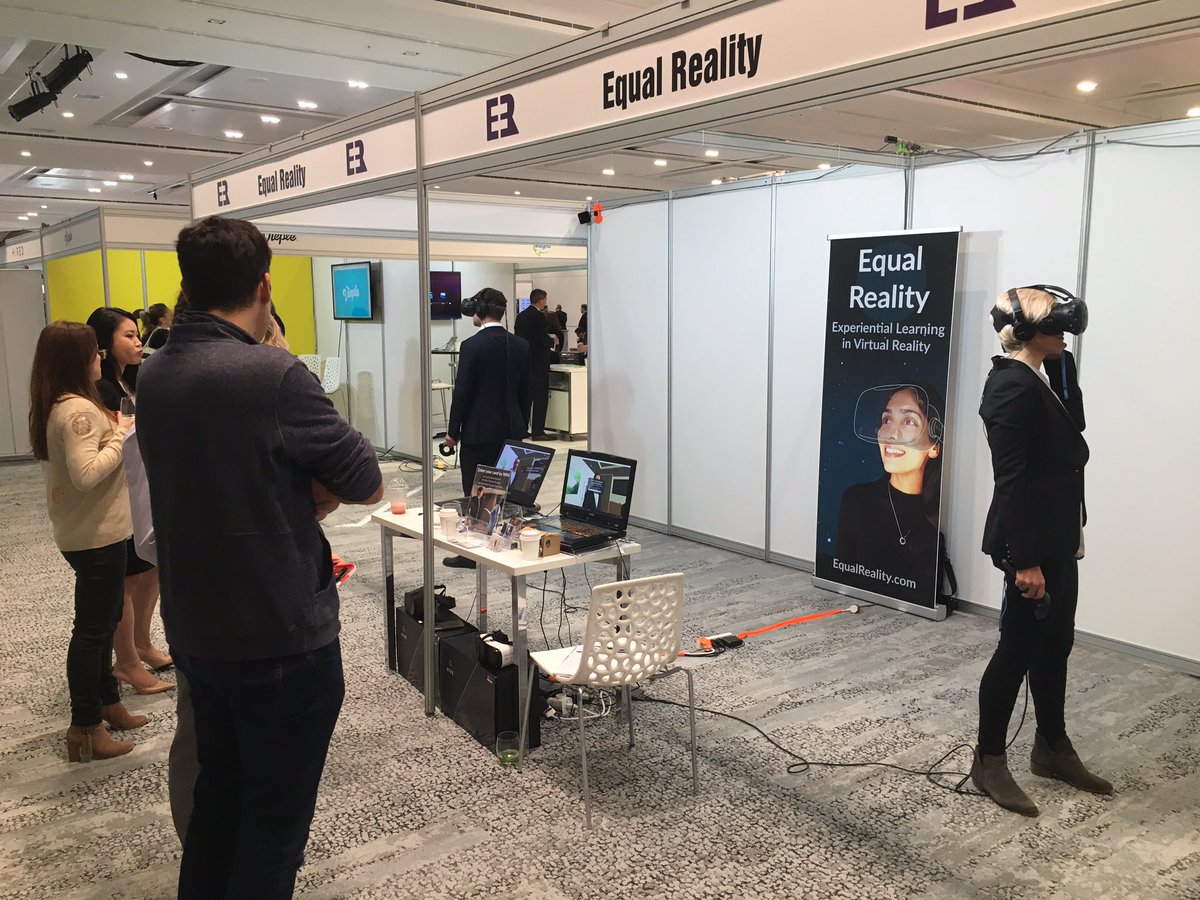 Showing the future of learning to the Human Capital industry in #VR at #ATC2017 #ATC