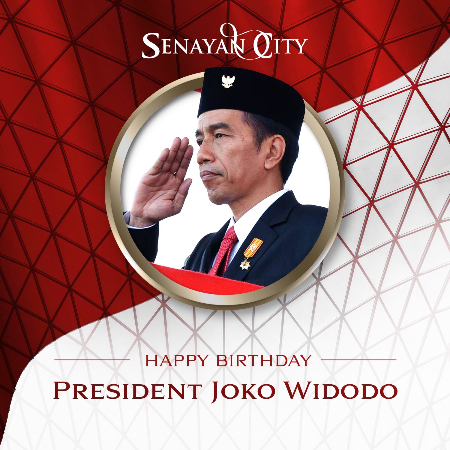 Happy Birthday to Our President - Joko Widodo. 