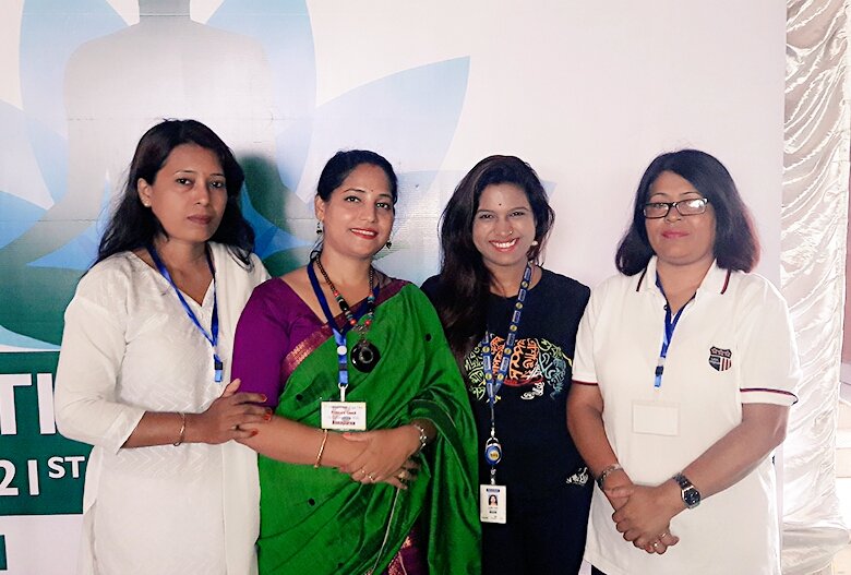 rjsujita's tweet photo. 3rd #InternationalYogaDay with Producer Pratima Baruah , Announcer Dipanjali .. @927BigFmGuw @927BIGFM https://t.co/XQX3F2EiSy