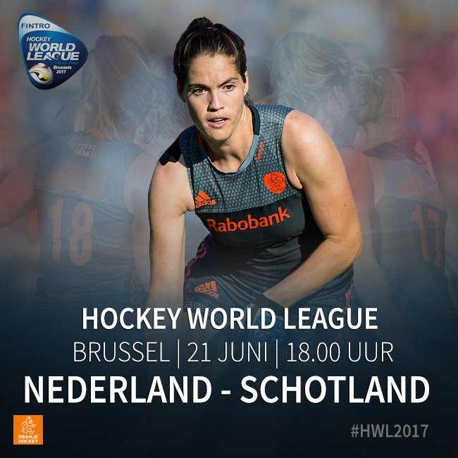 oranjehockey's tweet photo. Matchday!

Vandaag beginnen de Oranje Dames aan hun halvefinaleronde van de Hockey World League in Brussel. Succes meiden! #hwl2017 https://t.co/qIIrZYtlQG