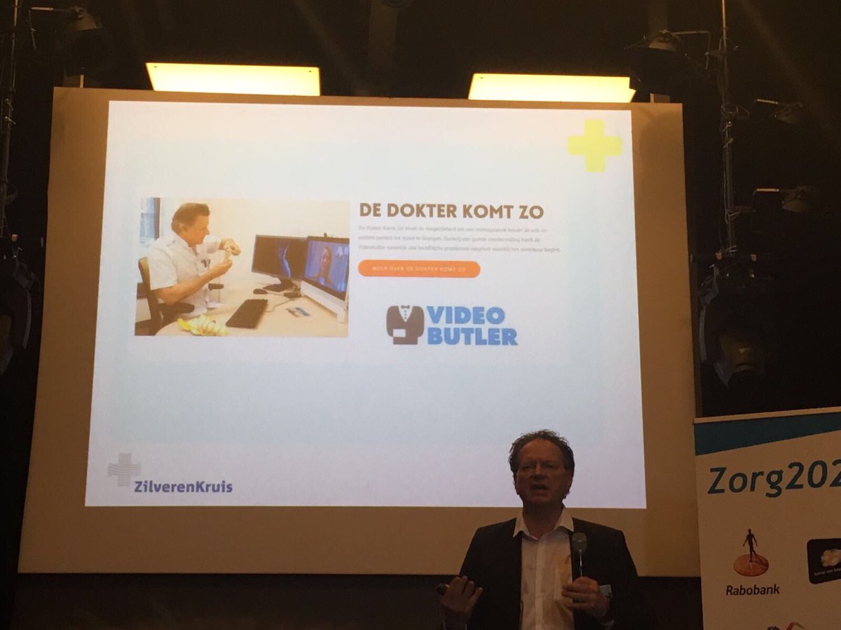 Ook op de #Zorg2025 bijeenkomst werd verteld over onze persoonlijke aanpak voor #videoconsult met de #videobutler Binnenkort meer nieuws!