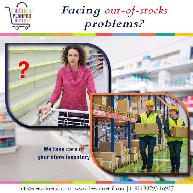 We take care of your #store #inventory &amp; stay aware of low stock. #KnowMore at : goo.gl/0ZQN0w. #dEEVOiR #Planpro #RetailAnalytics