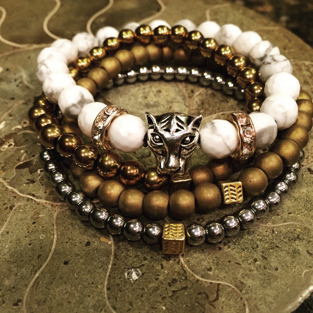 Stayed up late after the big storm to work with the stones and settle my nerves #goodvibes #Bracelets #energy