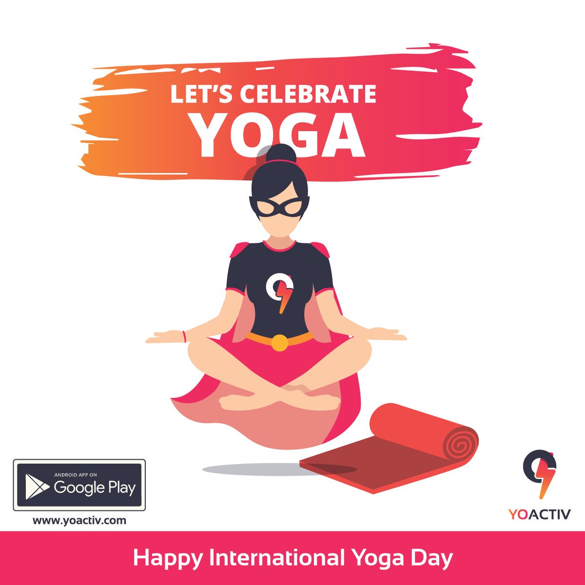 Yoactivtweets's tweet photo. This Yoga Day, let's celebrate the cause.

#Yoactiv #internationalyogaday #YogaDay2017 https://t.co/531DrGGEpe