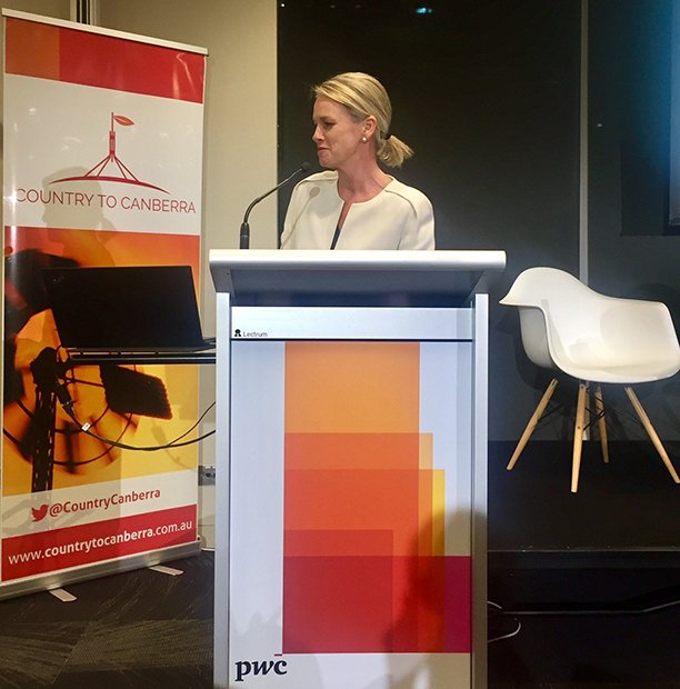 DAFFgov's tweet image. Attendees at @CountryCanberra heard empowering talk from @SenatorNash who shared her journey from #rural Aus to  @Aust_Parliament