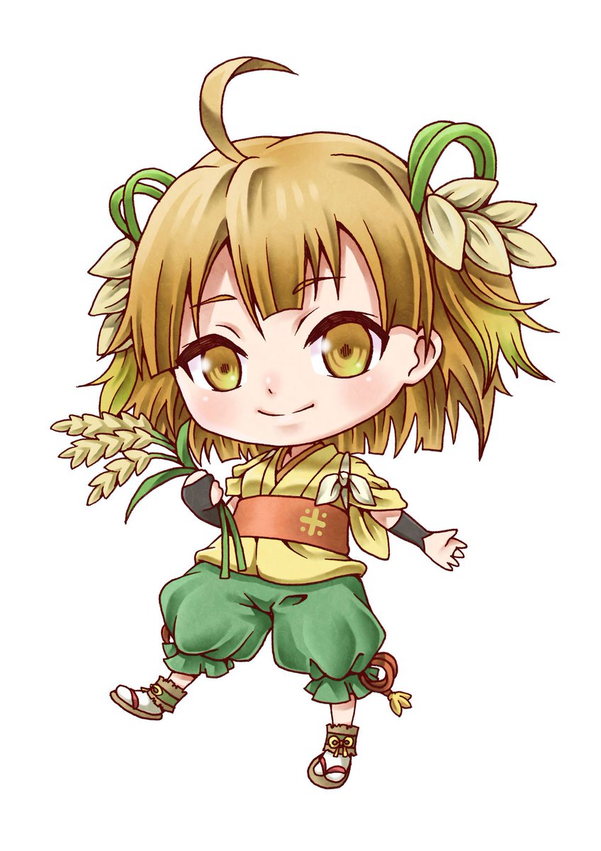 Syow イラストレーター もえしょくのお米擬人化キャラコンテストに応募しました 麦のイメージで制作 Syow イラストレーター もえしょくのお米擬人化キャラコンテストに応募しました 麦のイメージで制作
