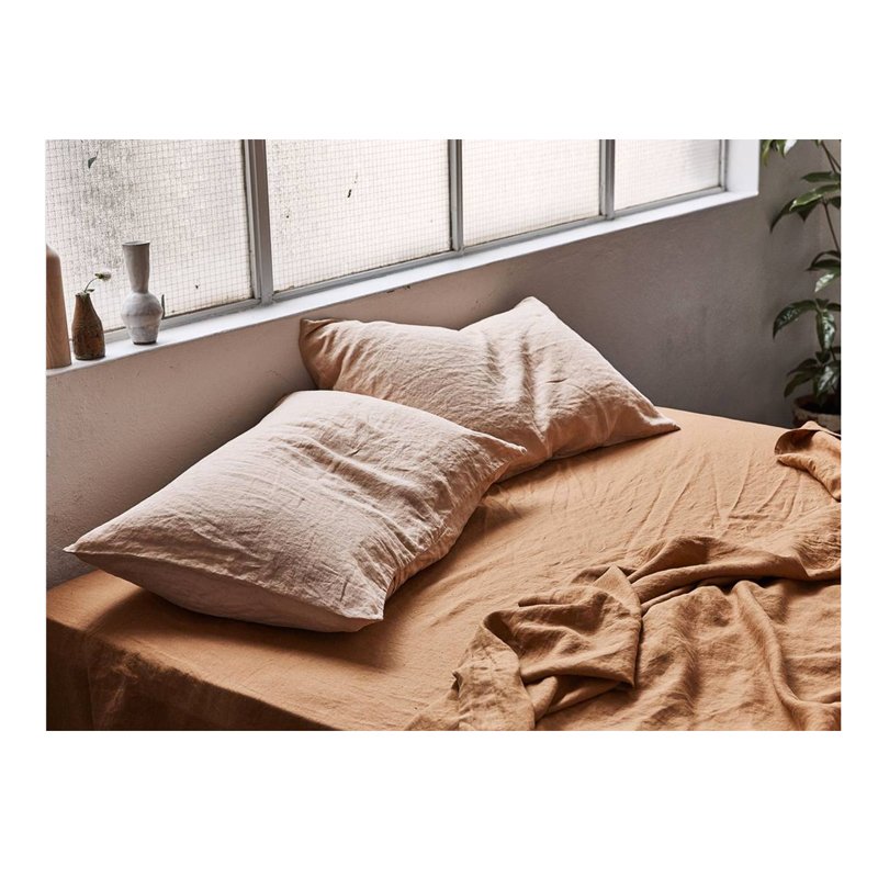 Explore the luxury of #InBED soft-to-touch linen. Now available in a range of rich, earthy colours. Shop now > bit.ly/MC-InBed-02