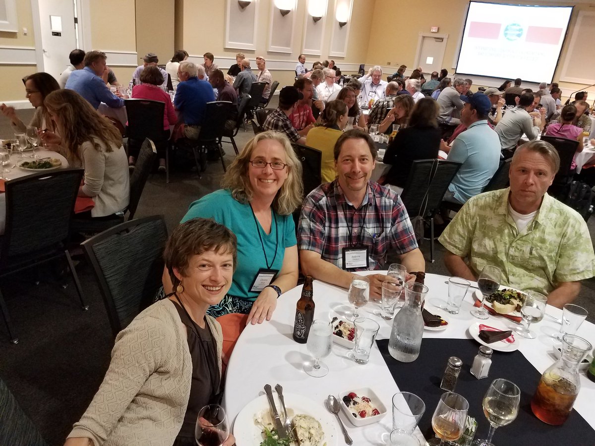 fishpassage2017's tweet photo. Conference attendees enjoying the banquet https://t.co/f1I7pwljkH