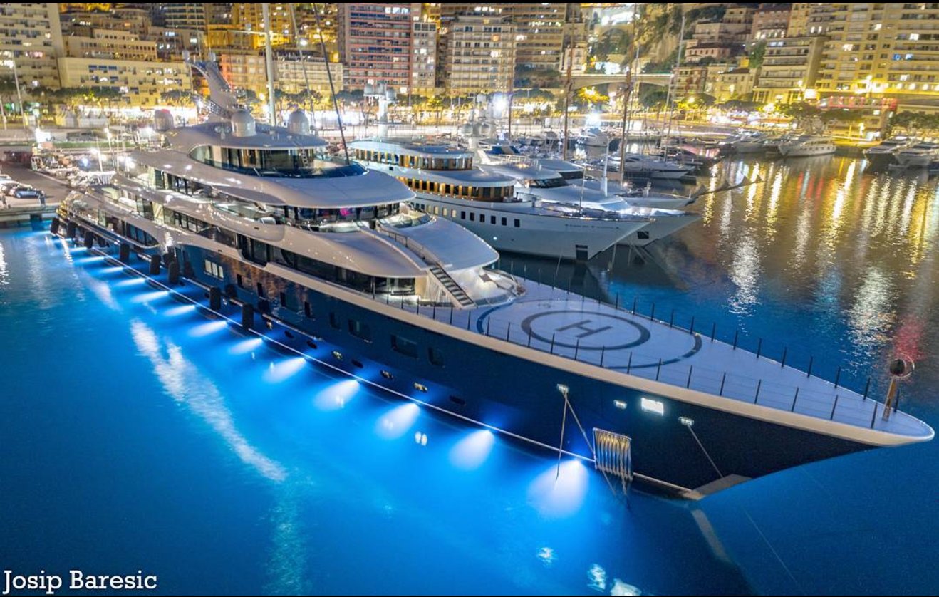 CharterWorld on X: Mega Yacht Symphony in Monaco 🔝💯💰⚓️ photo