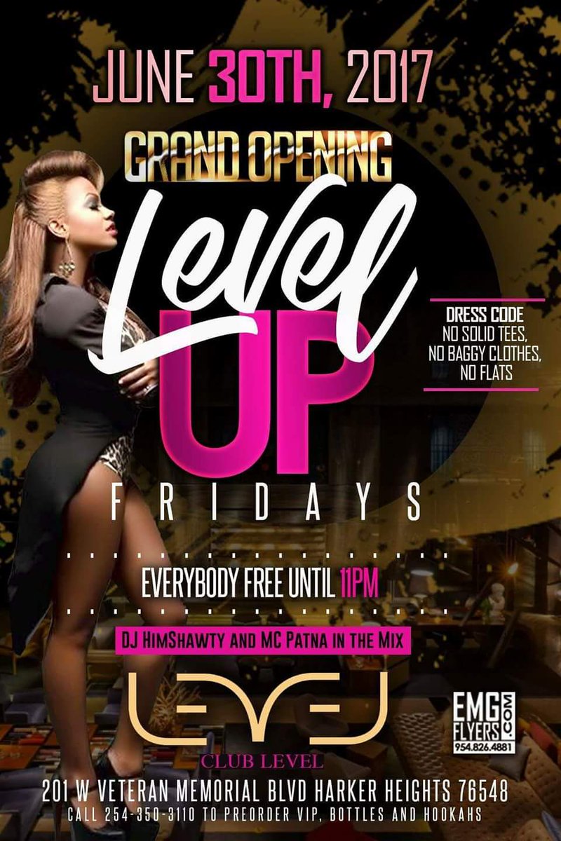 LevelUppppppp's tweet image. Your favorite UPSCALE experience! Level up Fridays effective​ June 30th❤ Tell a friend 2 tell a friend!
