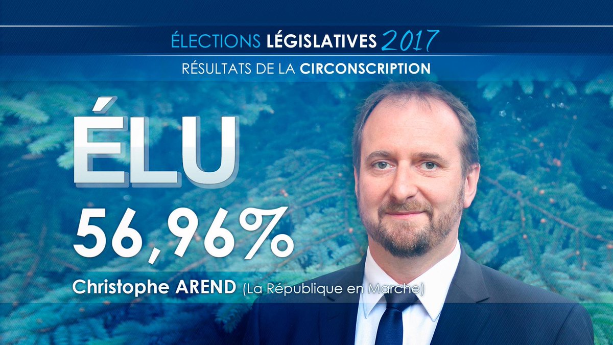 Législatives 2017 - 2e tour
Résultats de la 6e circonscription de la Moselle