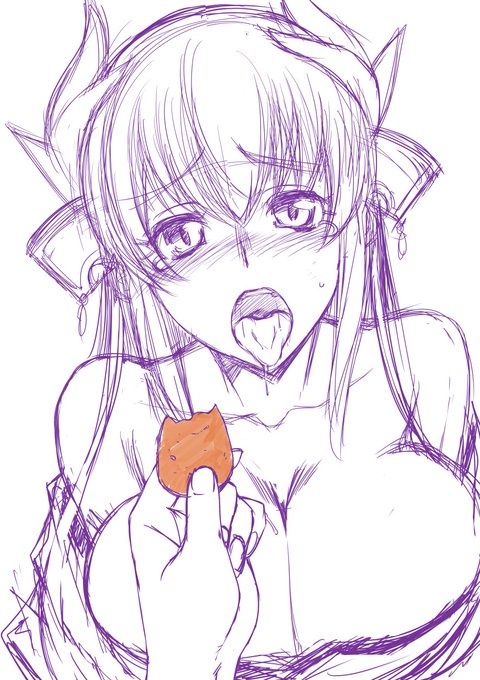 せくしーかどうかはわかりませんがー
とりあえず辛かったモヨウ
ソーセージ状のものに蛇っぽい舌をからませてる差分は
需要がなさそうなので封印っと

ああ、らくがきがおわったらげn・・・ 