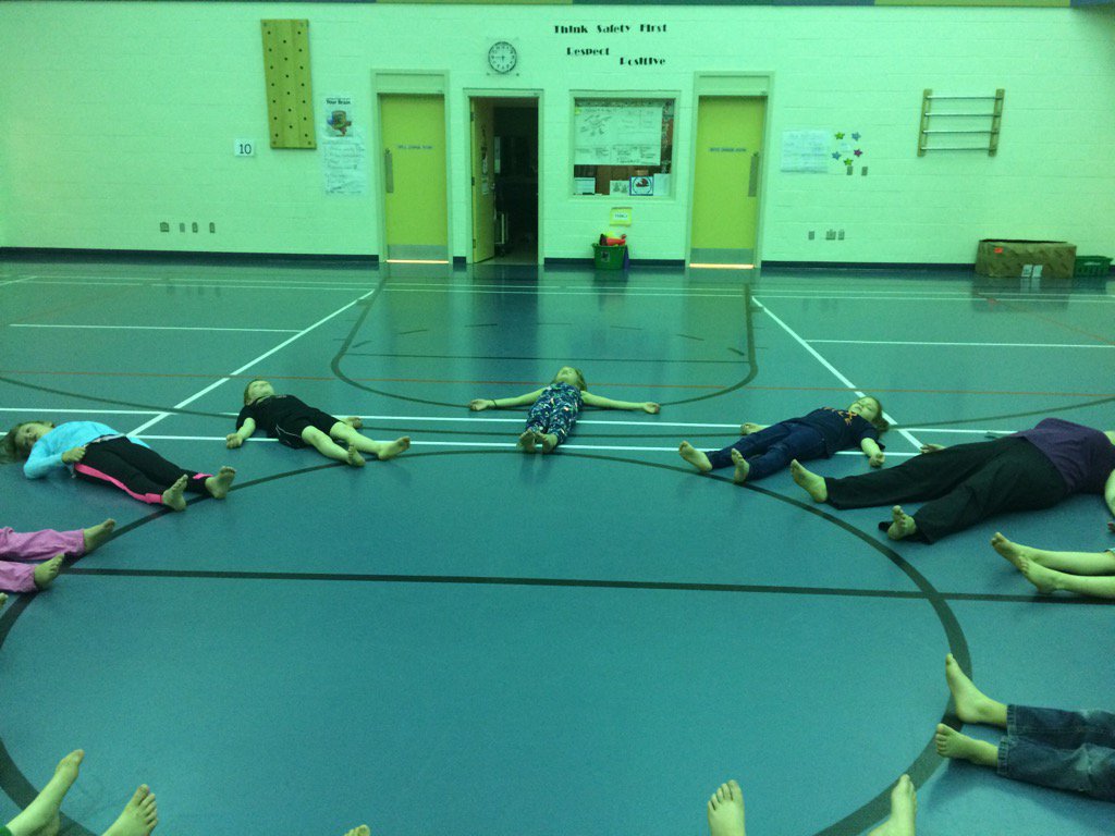 Celebration of summer solstice <a href="/ssrsbasces/">Aspotagan Elementary</a> with guided relaxation. @SouthShoreRSB .