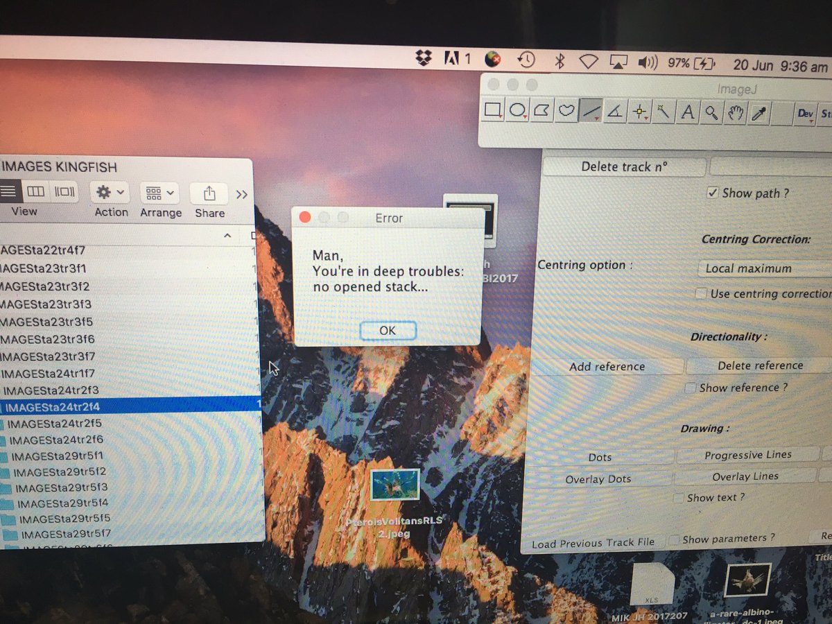 _seachange's tweet photo. Much respect to the #ImageJ programmer that wrote this excellent error message! 👊🏻 I think more programmers should follow suit #AddingHumour https://t.co/FapkLxze82