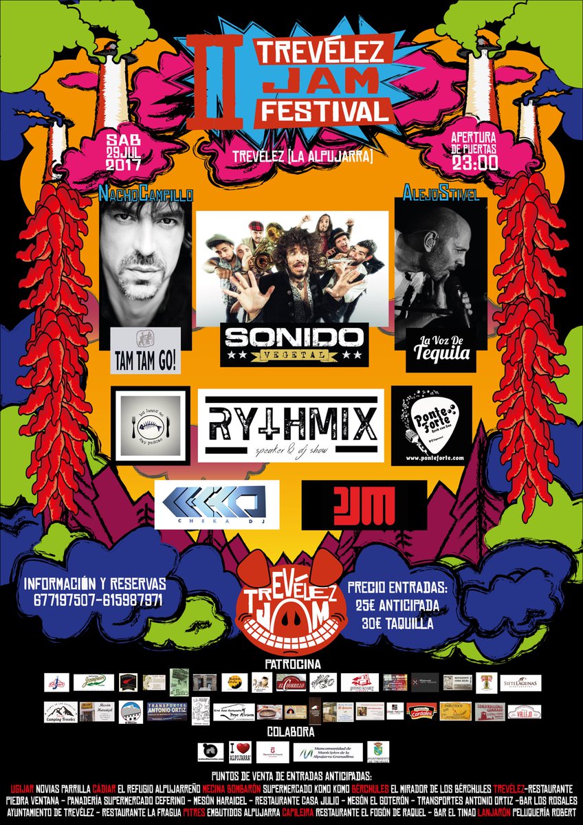 Vuelve el festival más alto de España #TrevélezJam <a href="/canalfiesta/">Canal Fiesta Radio</a> <a href="/CanalSurRadio/">Canal Sur Radio</a> <a href="/granadaocio/">Granada Cultura y Ocio</a> <a href="/alejostivel/">Alejo Stivel</a> <a href="/Nacho_Campillo/">Nacho Campillo</a> <a href="/ertrivi69/">Manuel Triviño</a>