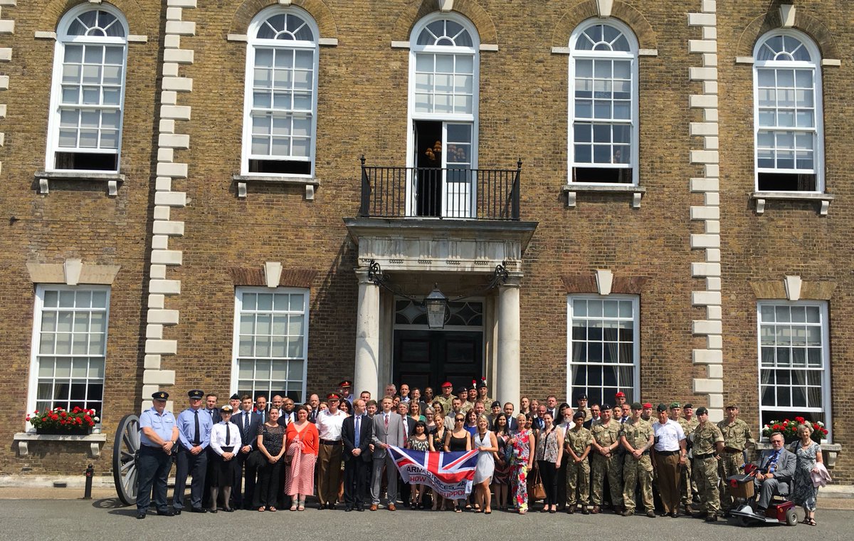Marking Reserves Day with employers at the HAC.
