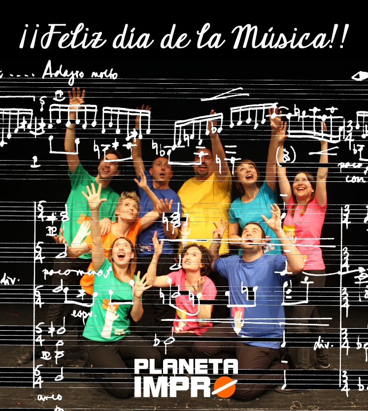 improshowbcn's tweet photo. ¡Feliz #DiadelaMusica! 🎤🎹 ¿Cuál es tu canción favorita? Escríbela en un #improtitulo durante esta semana y a ver qué se nos ocurre 😜 https://t.co/ASo5LJ7jAQ