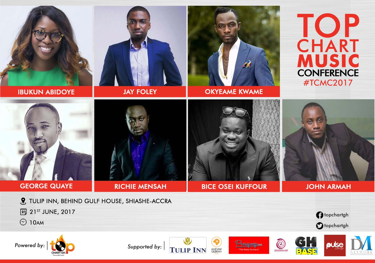 PrimsugarJnr's tweet photo. I didn't plan to be an entertainment personality rather a lawyer...by George Quaye of @GHOneTV @topchartgh #TCMC2017 https://t.co/BQvJlTnHCS