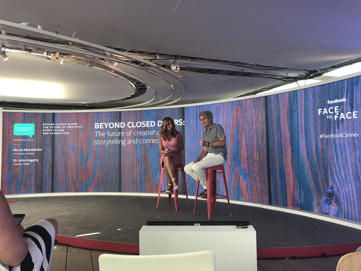 mrauben's tweet photo. "technology creates opportunity, creativity leads to value" - Sir John Hegarty @Cannes_Lions #FacesbookCannes #pulsepointbuzz https://t.co/K2J94wKtva