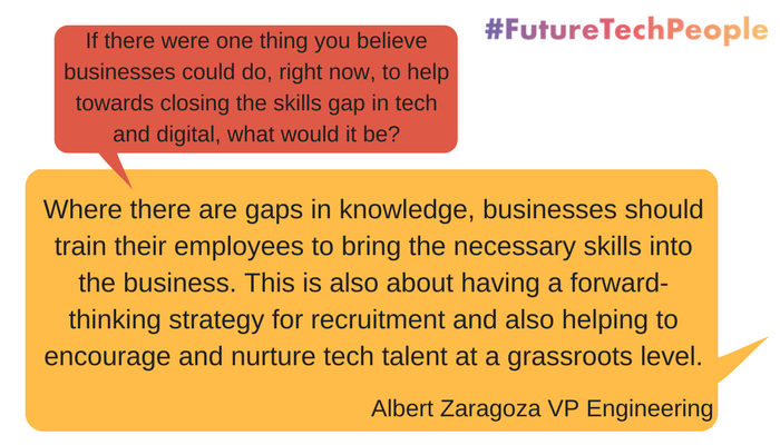 WeAreSpinks's tweet photo. This weeks words of wisdom come from Albert Zaragoza a vice president of engineering. #WisdomWednesday #FutureTechPeople #TechExpertNews https://t.co/UZNJPtZbVq