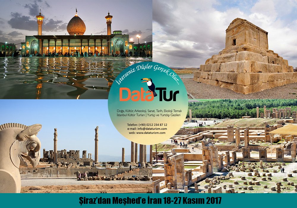 Ömer Hayyam'ın, Sadi'nin, Hafız'ın, İbn-i Sina'nın, Büyük Kiros'un, Şah İsmail'in tarih ve medeniyet kokan topraklarına yolculuk...