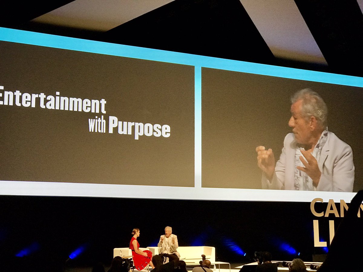 contempt's tweet photo. Honored to hear Sir Ian McKellen at #CannesLions #LGBTHeroes https://t.co/sW5REBftj7