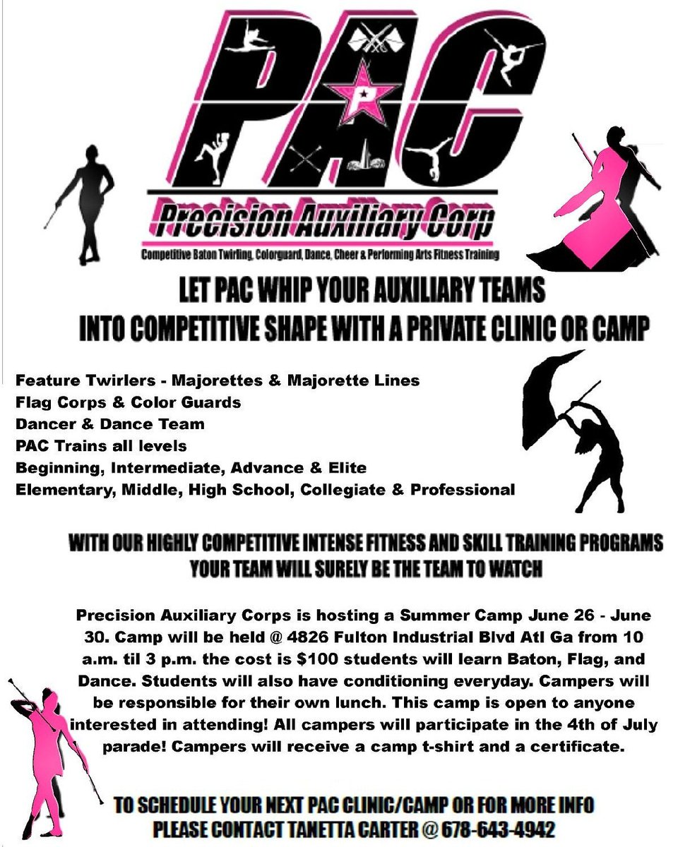 pacworldwide's tweet photo. Pac is hosting a  Summer Camp June 26-June 30. Camp will be held @ 4826 Fulton industrial blvd Atl Ga from 10 a.m. til 3 p.m. https://t.co/MaffEuXzPN