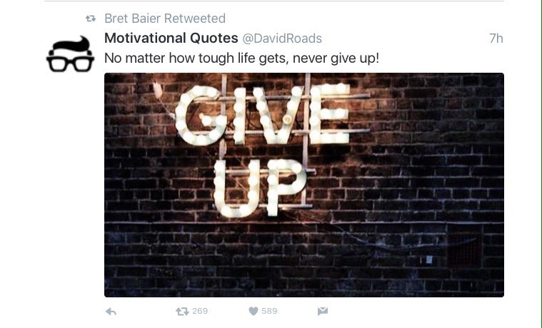ashley_fowlkes's tweet photo. @DavidRoads @BretBaier When Twitter's auto picture crop changes the message. #funnyphotocrop #croppingmatters https://t.co/bfxknaMz6L