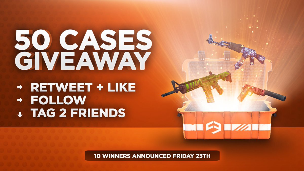 50 C-OPS CASES GIVEAWAY!

▶️RETWEET + LIKE

▶️FOLLOW

🔽TAG 2 FRIENDS

10 winners announced friday 23th
