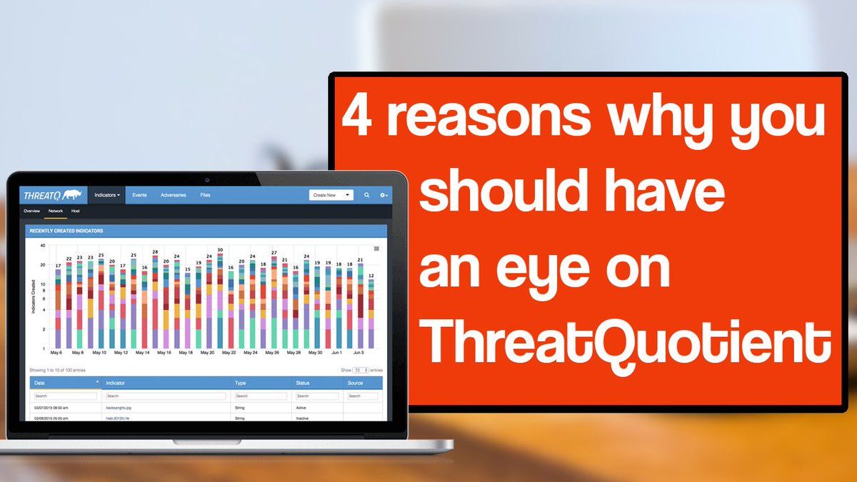 Hacking Insider (@hackinginsider) on Twitter photo After our talk at #INFOSEC17 this month here are 4 reasons why we're keeping an eye on <a href="/ThreatQuotient/">ThreatQuotient</a>: youtube.com/watch?v=2Q-a_7… After our talk at #INFOSEC17 this month here are 4 reasons why we're keeping an eye on <a href="/ThreatQuotient/">ThreatQuotient</a>: youtube.com/watch?v=2Q-a_7…