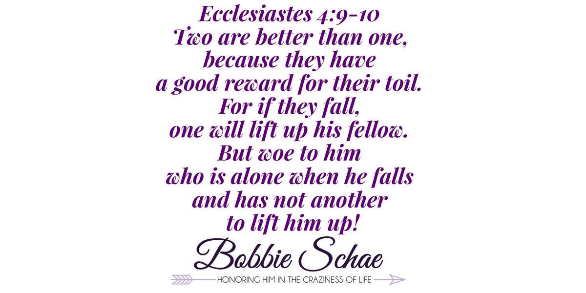 bobbie_schae's tweet photo. We are so much stronger together.❤️
#bobbieschae #community #support #encouragement #strongertogether  #bloggers #faithblogger #amwriting https://t.co/tAYkfedHxO