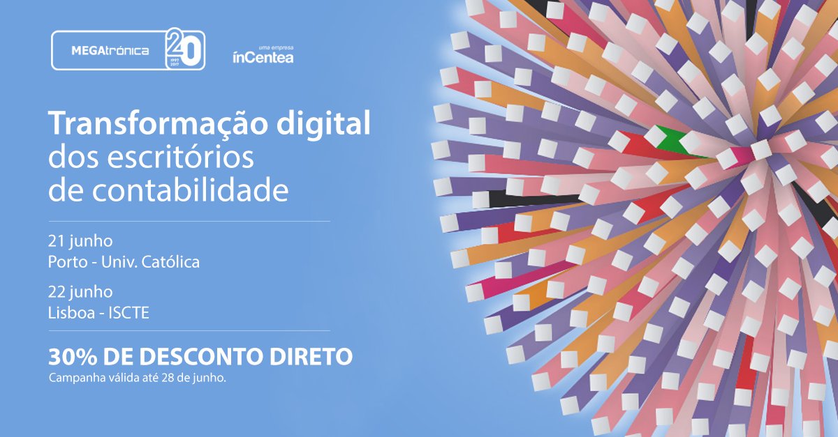 megatronicapt's tweet photo. A Transformação Digital dos Escritórios de #Contabilidade inicia já hoje! Beneficie de 30% de #Desconto direto.  https://t.co/zhvtfk2Isl https://t.co/wEtmcQmQWe