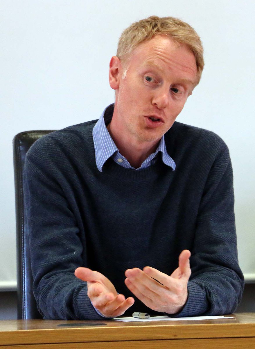 NiGhrainne's tweet photo. David James Cantor of @RLI_News &amp; @livingneutral of @oxfordPIL discuss  environmental displacement challenges @SheffieldMRG  #ShefEDworkshop https://t.co/xFRhx0IjP5