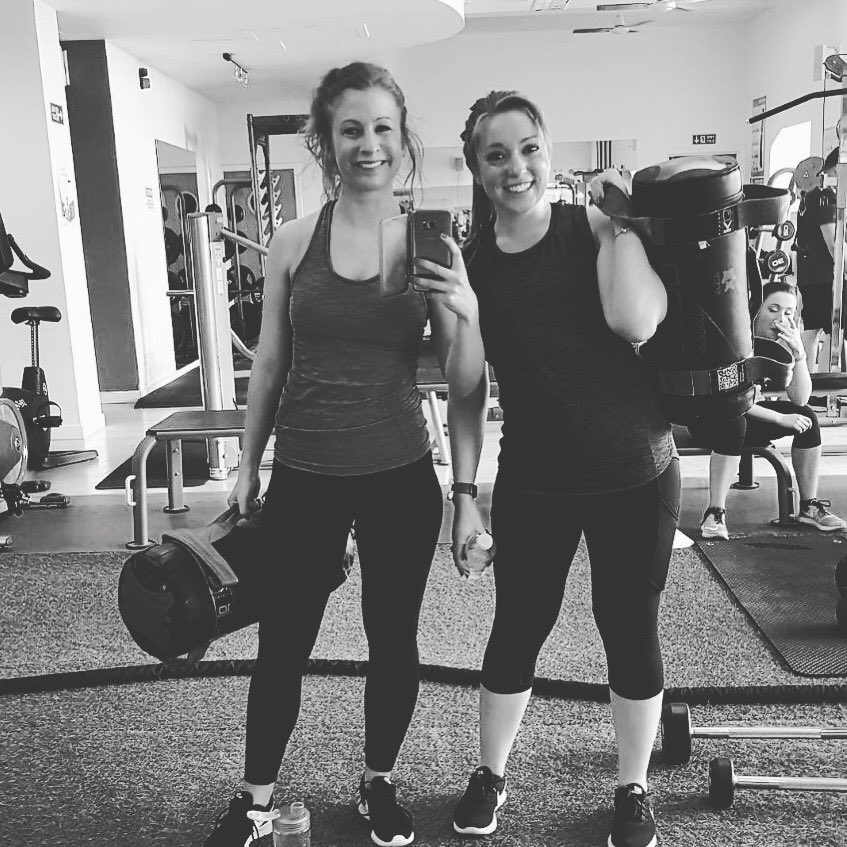 kath_lavery's tweet photo. Feeling it today after an epic workout with the @FITT_Principle 💪🏼 he put me &amp; @KarenBrodie_ through our paces 😅 #SweatyHugs #fittprinciple https://t.co/ZdC7YN6s3f