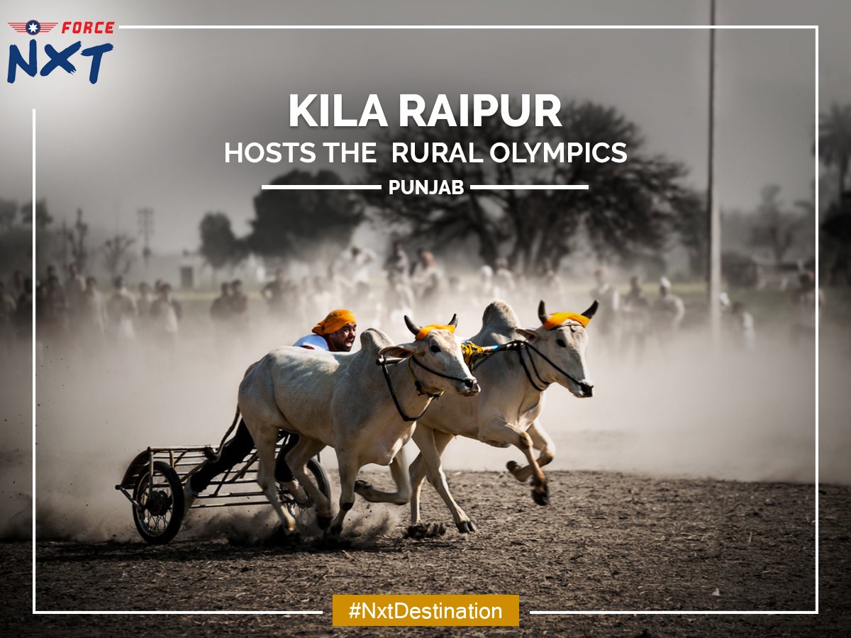 force_nxt's tweet photo. #ForceNXT #GoForNXT #NxtDestination #Travel #KilaRaipur #Punjab #SportsFestival #RuralOlympics https://t.co/EBMw2lgt41
