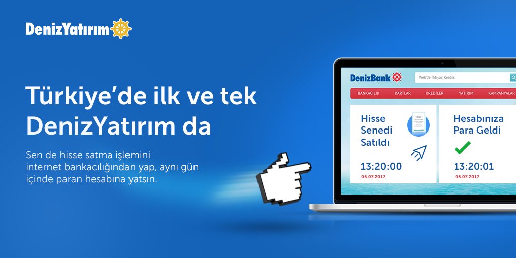 Türkiye'de ilk ve tek.
Hisse senedi satttığın anda paran hesabında.
#Türkiye #ilk #tek #para #anında #hesabında T+0