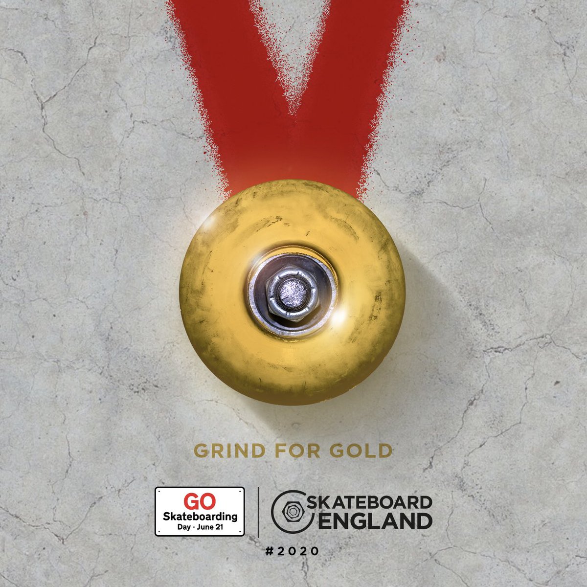 Today is Go Skateboarding Day. Give it a go as we celebrate inclusion in the Olympic Games #goskateboardingday #grindforgold <a href="/Sport_England/">Sport England</a>